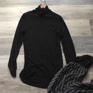 Maternity turtle neck tunic